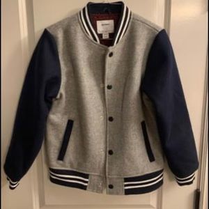 Boys Wool Bomber Jacket